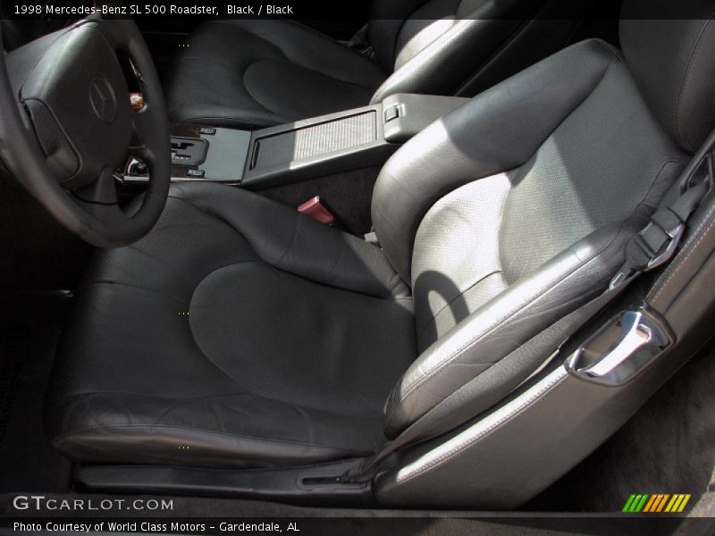 Black / Black 1998 Mercedes-Benz SL 500 Roadster