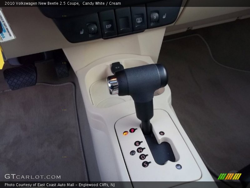  2010 New Beetle 2.5 Coupe 6 Speed Tiptronic Automatic Shifter