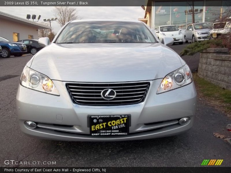 Tungsten Silver Pearl / Black 2009 Lexus ES 350