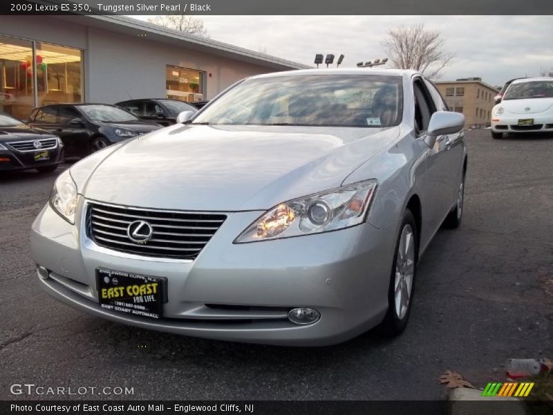 Tungsten Silver Pearl / Black 2009 Lexus ES 350