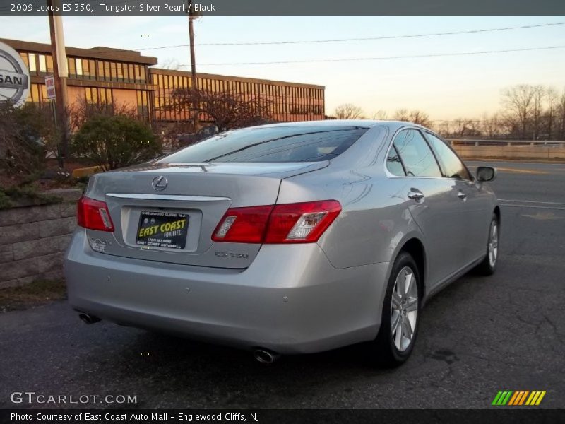 Tungsten Silver Pearl / Black 2009 Lexus ES 350