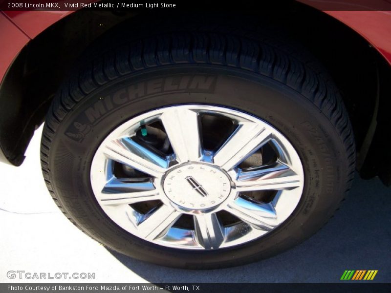 Vivid Red Metallic / Medium Light Stone 2008 Lincoln MKX