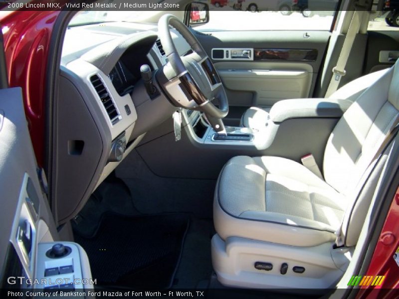 Vivid Red Metallic / Medium Light Stone 2008 Lincoln MKX