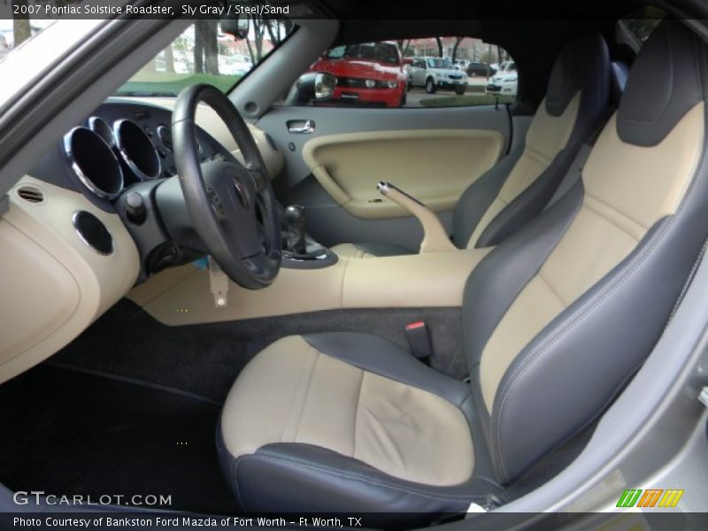 Sly Gray / Steel/Sand 2007 Pontiac Solstice Roadster