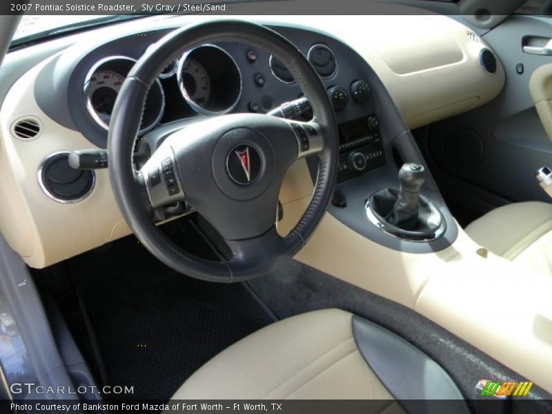 Sly Gray / Steel/Sand 2007 Pontiac Solstice Roadster