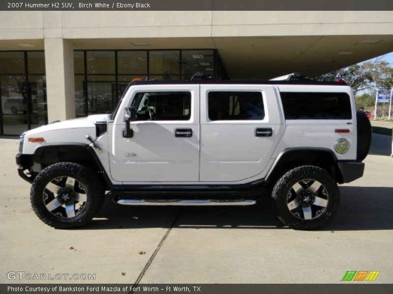 Birch White / Ebony Black 2007 Hummer H2 SUV