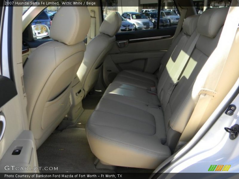 Arctic White / Beige 2007 Hyundai Santa Fe Limited