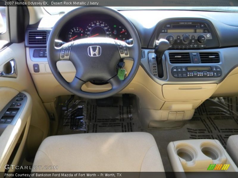 Desert Rock Metallic / Ivory 2007 Honda Odyssey EX