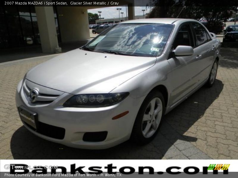 Glacier Silver Metallic / Gray 2007 Mazda MAZDA6 i Sport Sedan