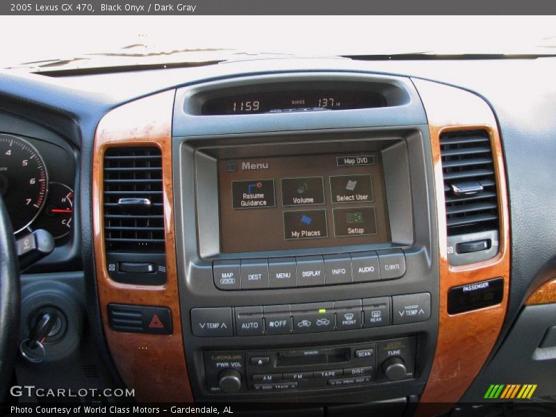 Black Onyx / Dark Gray 2005 Lexus GX 470