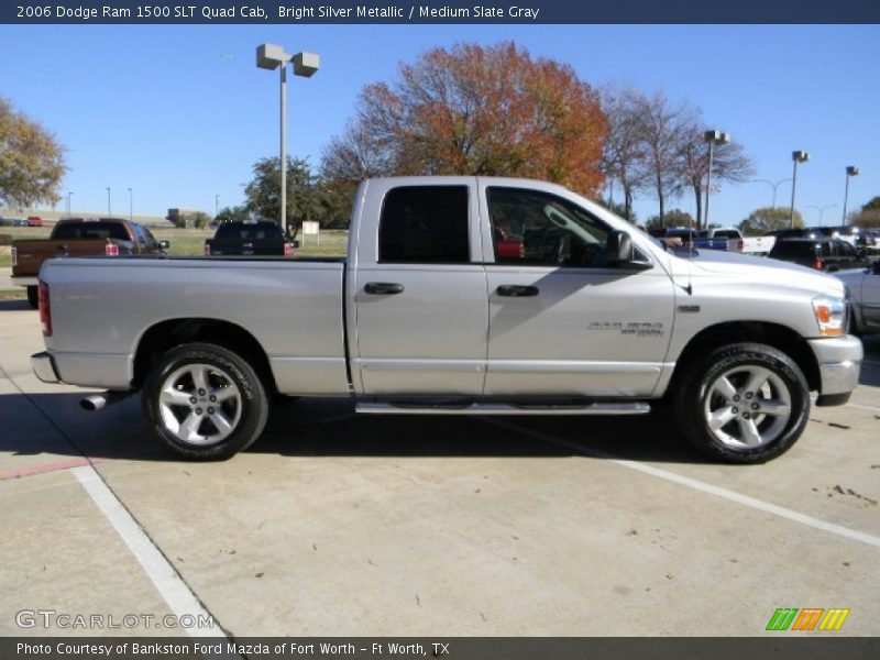 Bright Silver Metallic / Medium Slate Gray 2006 Dodge Ram 1500 SLT Quad Cab