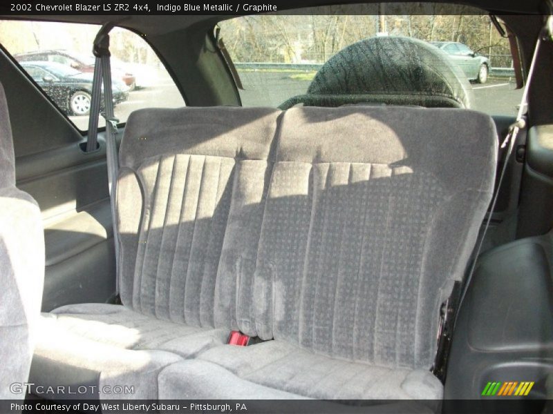 Indigo Blue Metallic / Graphite 2002 Chevrolet Blazer LS ZR2 4x4