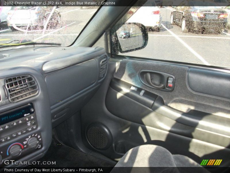 Indigo Blue Metallic / Graphite 2002 Chevrolet Blazer LS ZR2 4x4