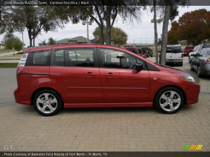 Cardinal Red Mica / Black 2006 Mazda MAZDA5 Sport