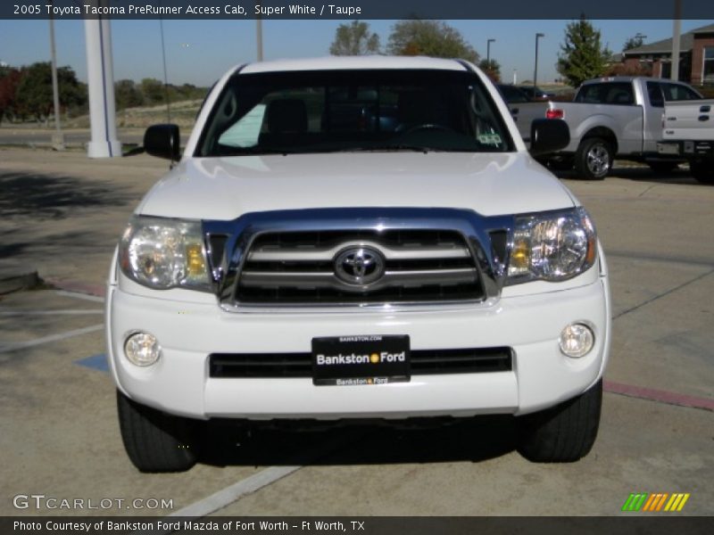 Super White / Taupe 2005 Toyota Tacoma PreRunner Access Cab