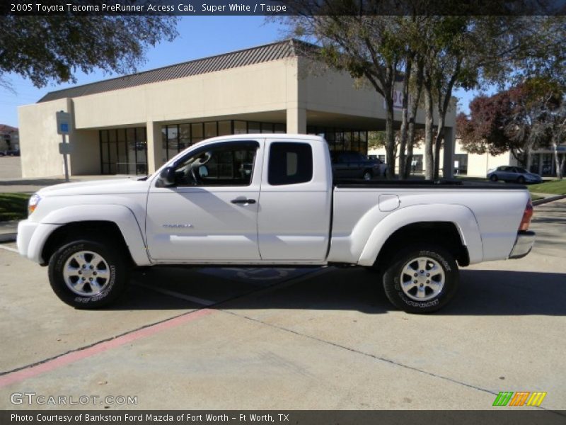 Super White / Taupe 2005 Toyota Tacoma PreRunner Access Cab