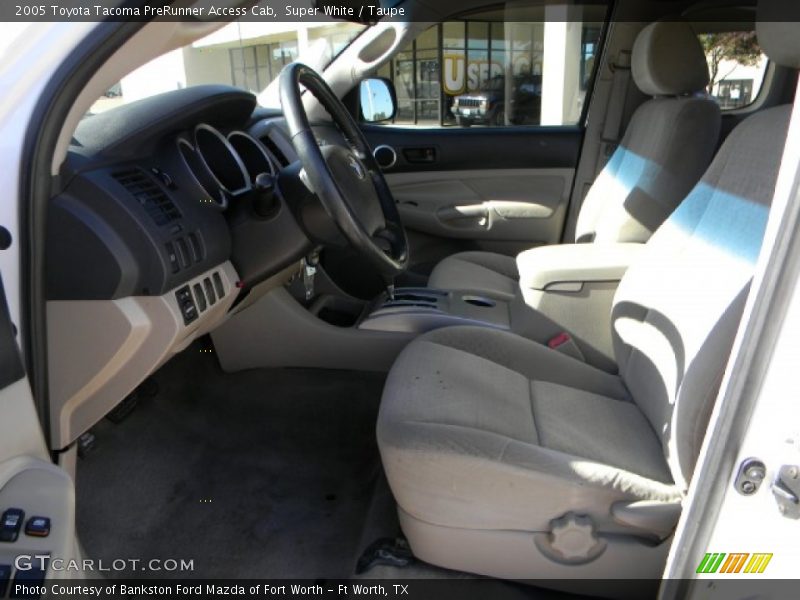 Super White / Taupe 2005 Toyota Tacoma PreRunner Access Cab