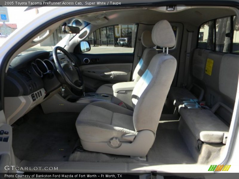 Super White / Taupe 2005 Toyota Tacoma PreRunner Access Cab