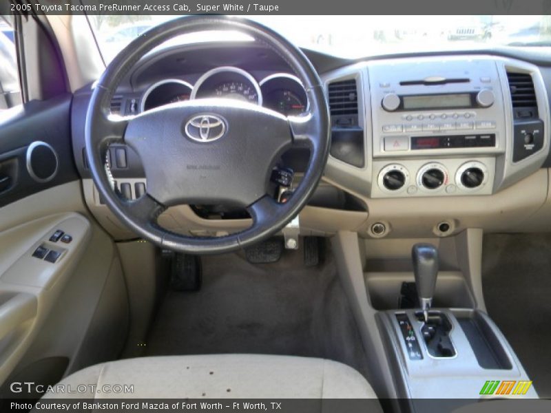 Super White / Taupe 2005 Toyota Tacoma PreRunner Access Cab