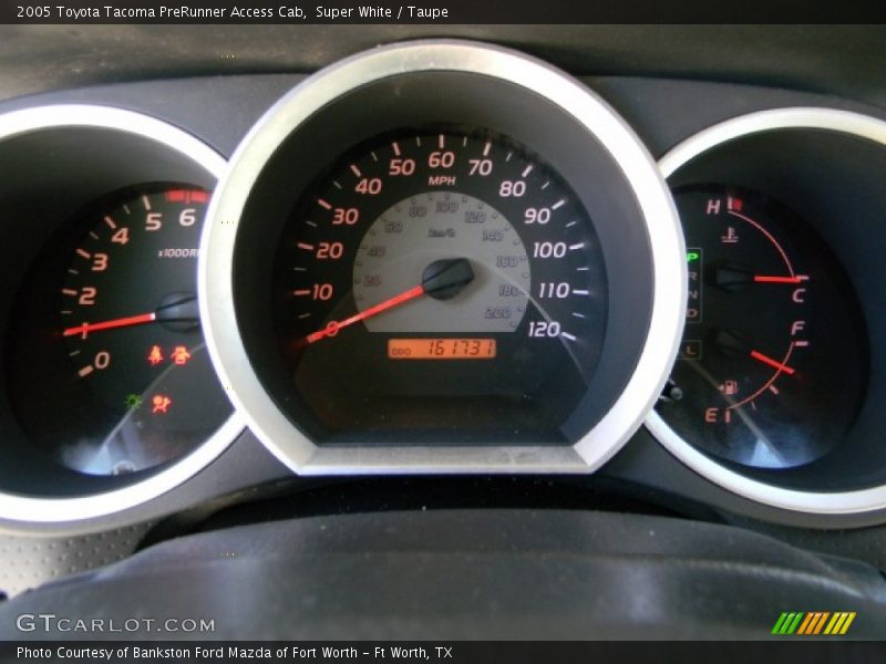 Super White / Taupe 2005 Toyota Tacoma PreRunner Access Cab