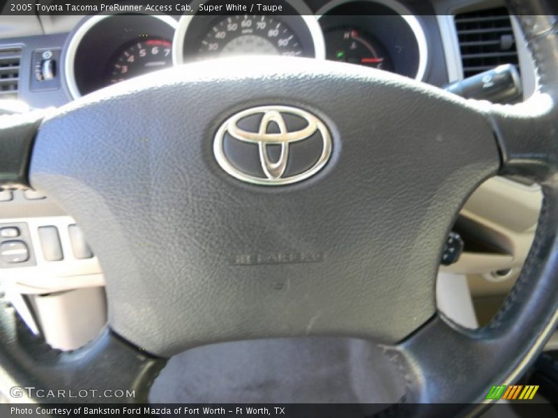 Super White / Taupe 2005 Toyota Tacoma PreRunner Access Cab