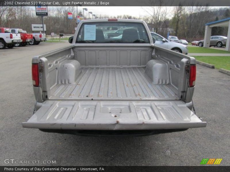 Light Pewter Metallic / Beige 2002 Chevrolet S10 Regular Cab