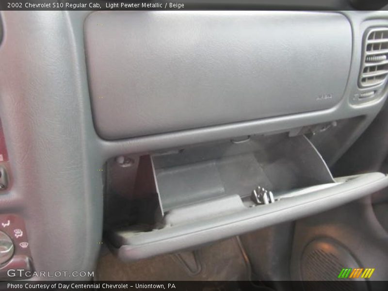 Light Pewter Metallic / Beige 2002 Chevrolet S10 Regular Cab