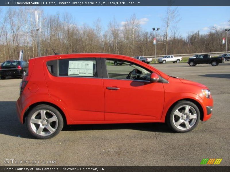  2012 Sonic LT Hatch Inferno Orange Metallic