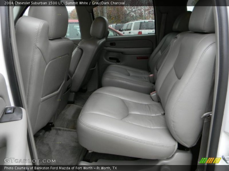 Summit White / Gray/Dark Charcoal 2004 Chevrolet Suburban 1500 LT