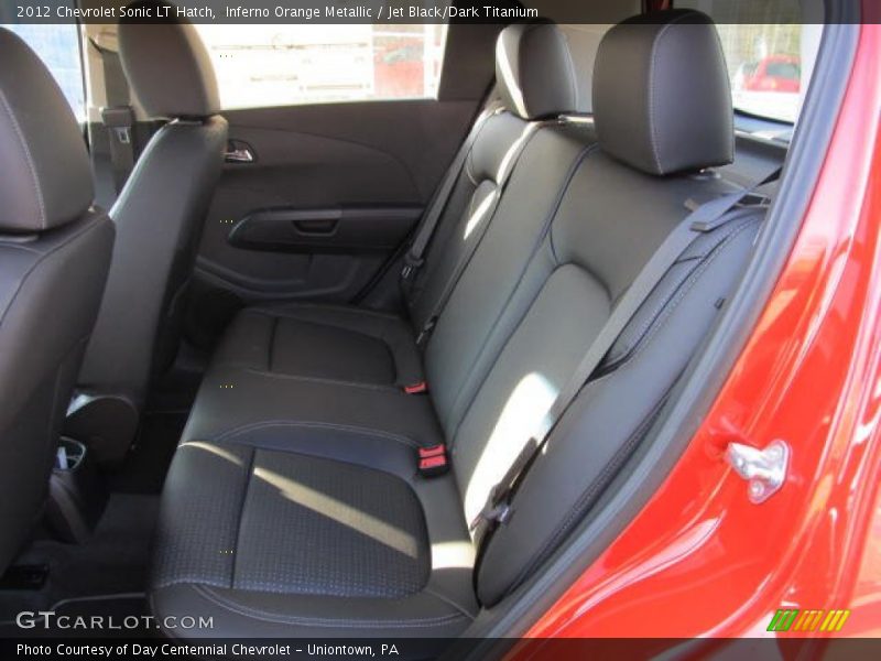 Inferno Orange Metallic / Jet Black/Dark Titanium 2012 Chevrolet Sonic LT Hatch