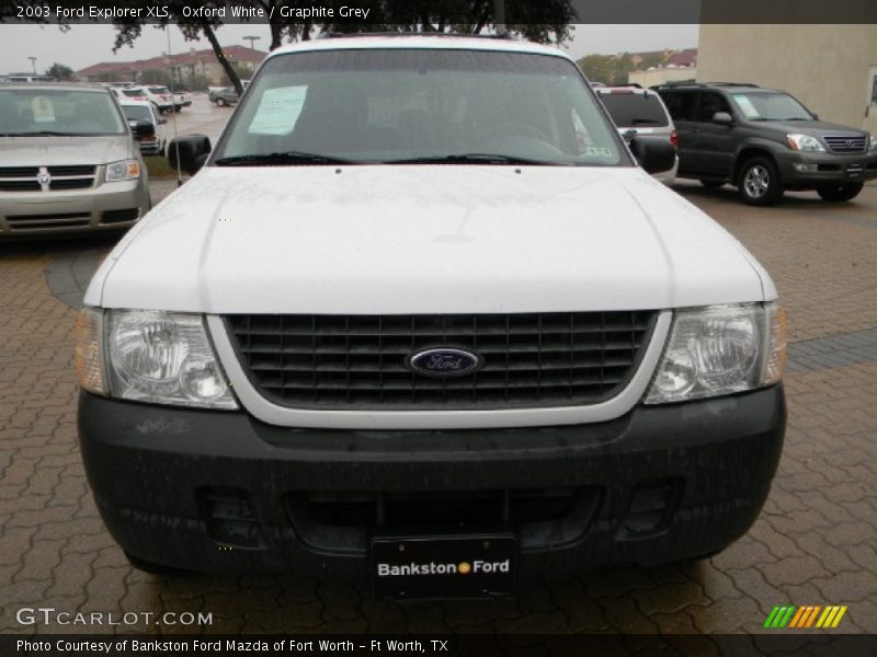 Oxford White / Graphite Grey 2003 Ford Explorer XLS