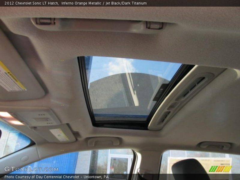 Sunroof of 2012 Sonic LT Hatch
