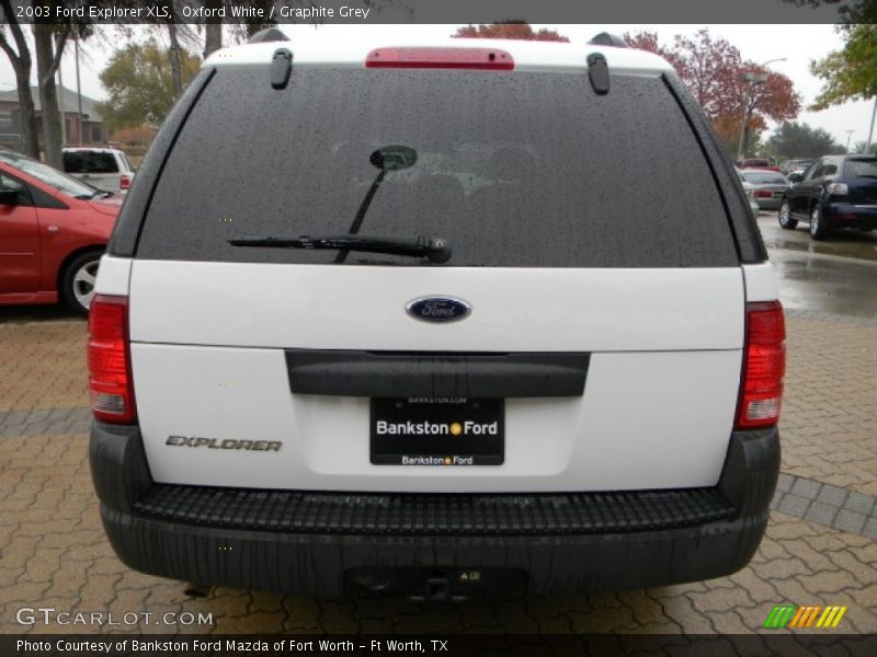 Oxford White / Graphite Grey 2003 Ford Explorer XLS