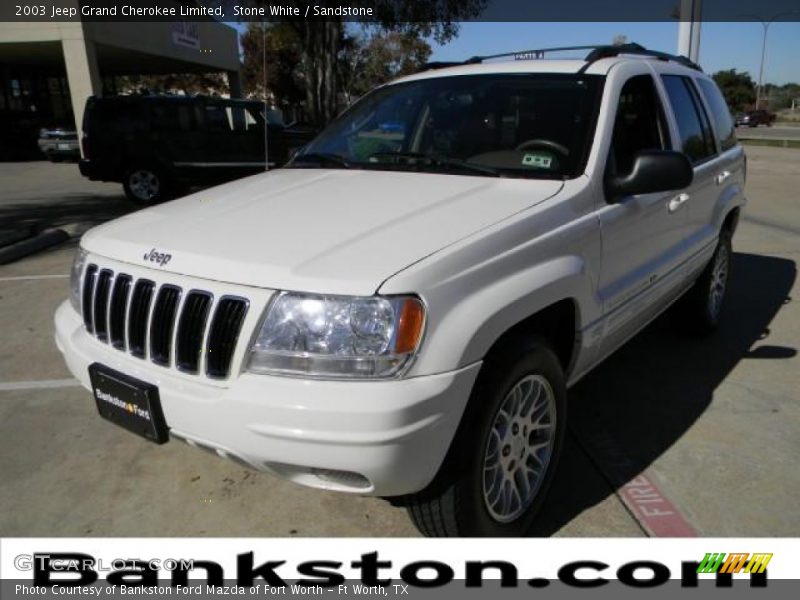 Stone White / Sandstone 2003 Jeep Grand Cherokee Limited
