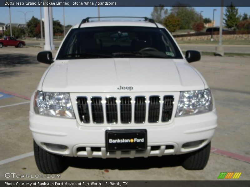 Stone White / Sandstone 2003 Jeep Grand Cherokee Limited