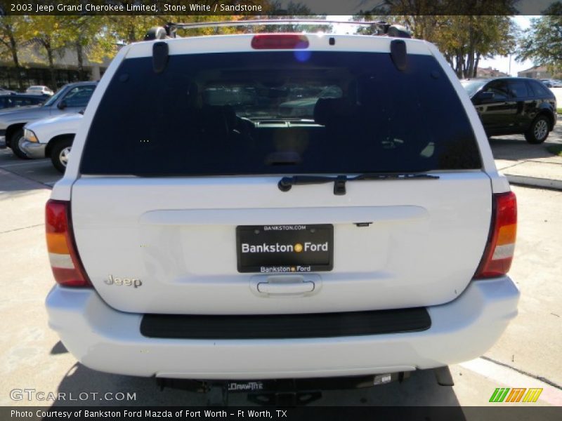 Stone White / Sandstone 2003 Jeep Grand Cherokee Limited