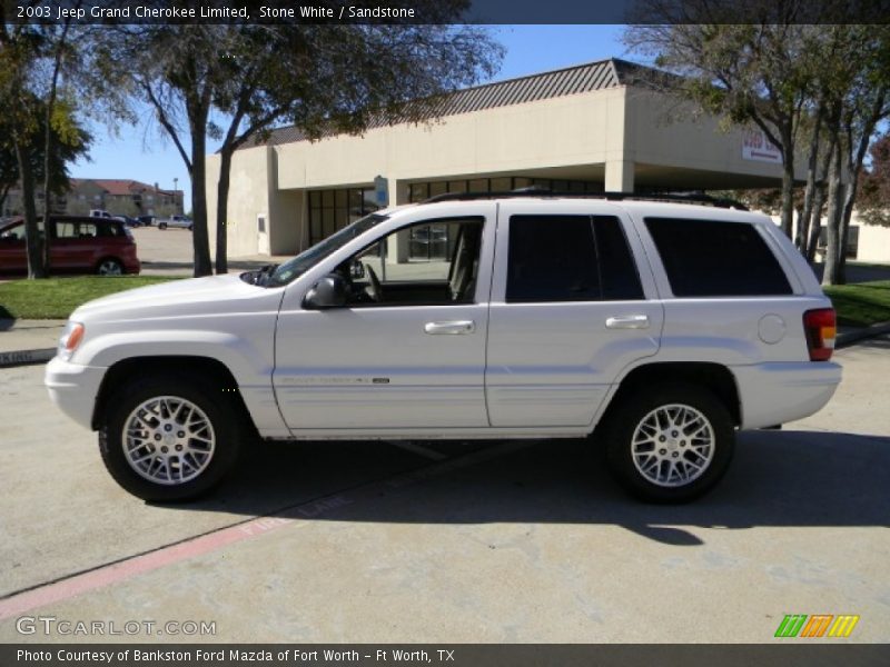 Stone White / Sandstone 2003 Jeep Grand Cherokee Limited