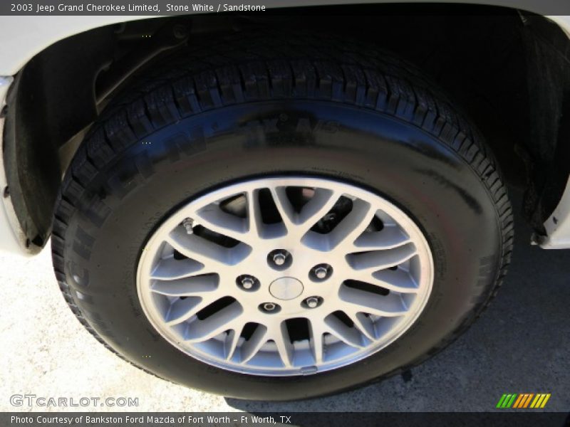 Stone White / Sandstone 2003 Jeep Grand Cherokee Limited
