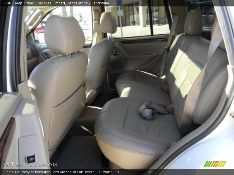 Stone White / Sandstone 2003 Jeep Grand Cherokee Limited