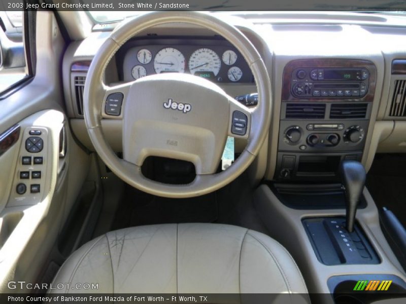 Stone White / Sandstone 2003 Jeep Grand Cherokee Limited