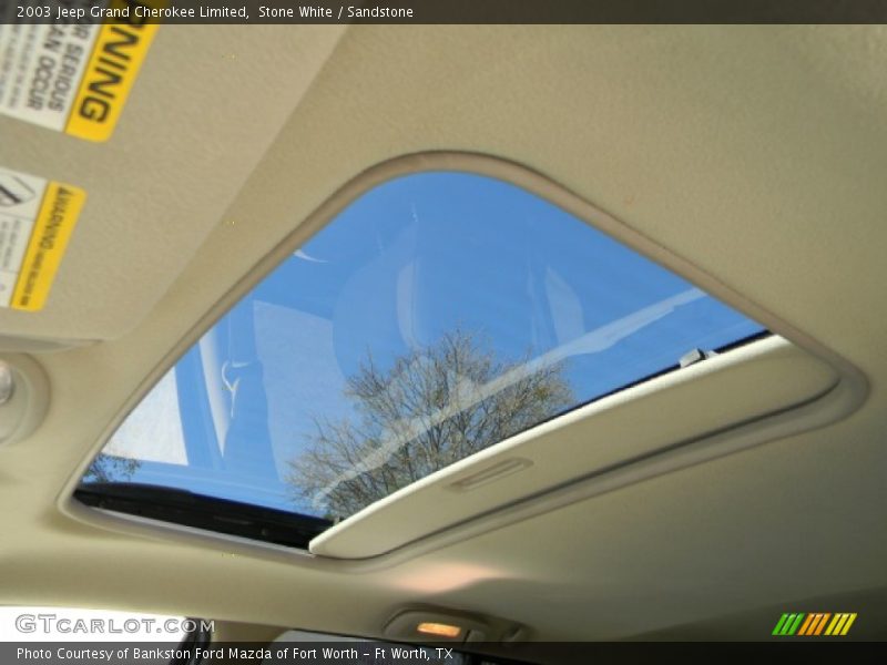 Stone White / Sandstone 2003 Jeep Grand Cherokee Limited