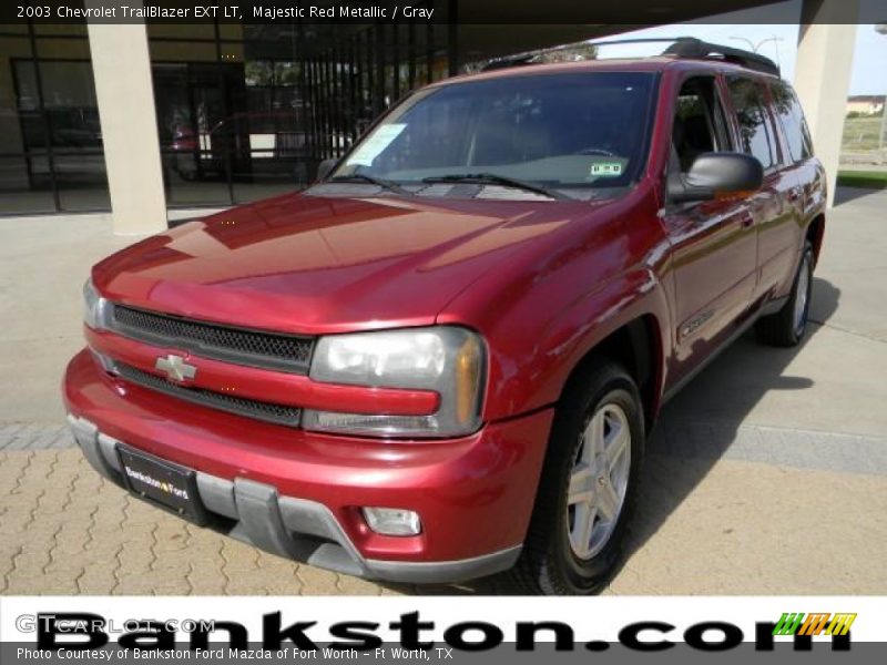 Majestic Red Metallic / Gray 2003 Chevrolet TrailBlazer EXT LT