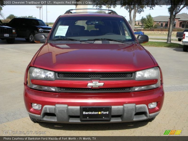 Majestic Red Metallic / Gray 2003 Chevrolet TrailBlazer EXT LT