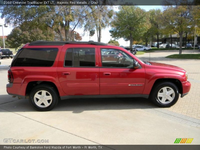 Majestic Red Metallic / Gray 2003 Chevrolet TrailBlazer EXT LT