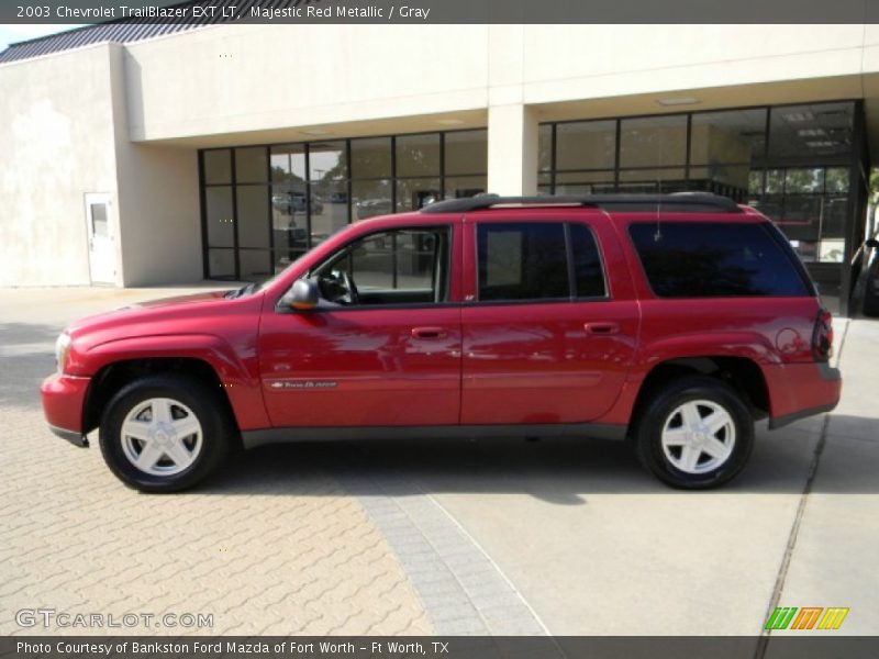 Majestic Red Metallic / Gray 2003 Chevrolet TrailBlazer EXT LT