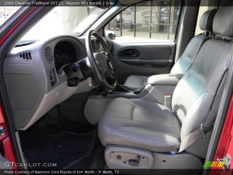 Majestic Red Metallic / Gray 2003 Chevrolet TrailBlazer EXT LT