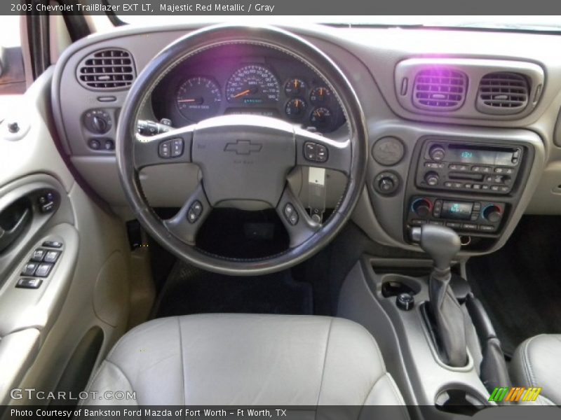 Majestic Red Metallic / Gray 2003 Chevrolet TrailBlazer EXT LT