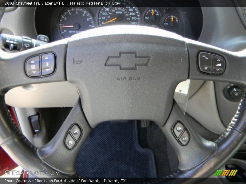 Majestic Red Metallic / Gray 2003 Chevrolet TrailBlazer EXT LT