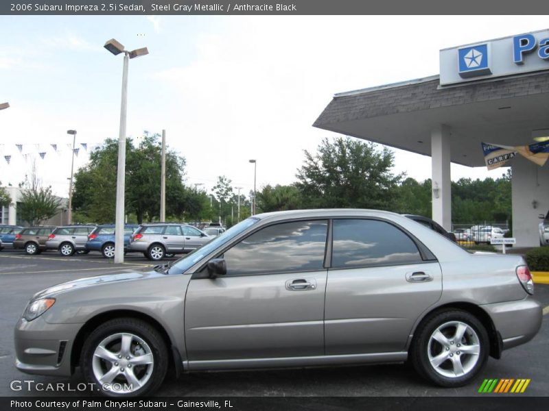 Steel Gray Metallic / Anthracite Black 2006 Subaru Impreza 2.5i Sedan