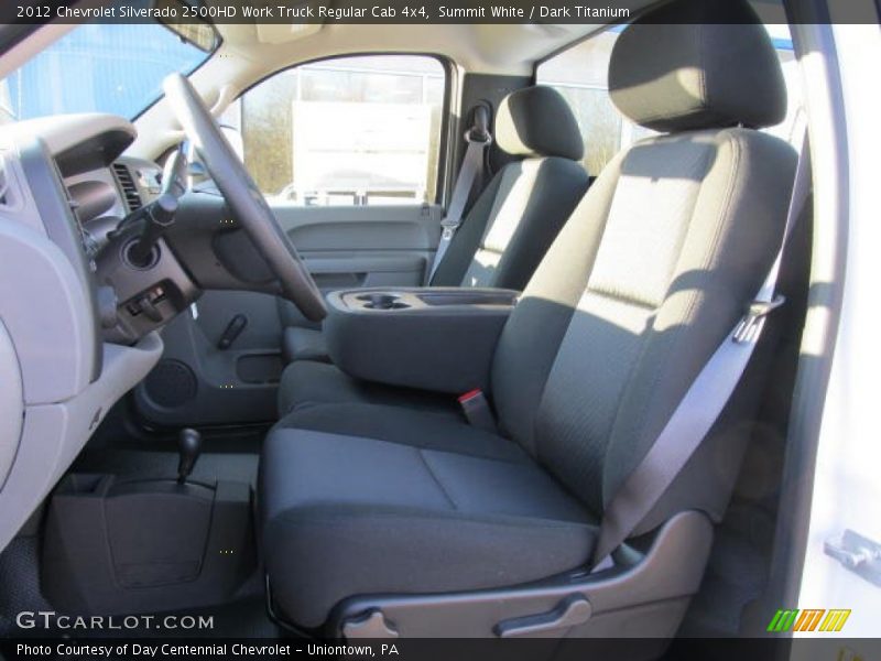 Summit White / Dark Titanium 2012 Chevrolet Silverado 2500HD Work Truck Regular Cab 4x4